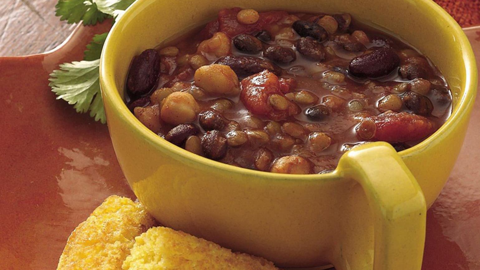 Slow Cooker Three-bean Chili